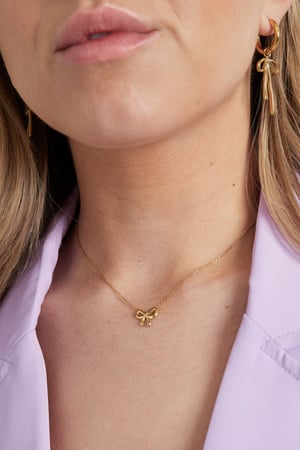 simple bow necklace h5 Picture3